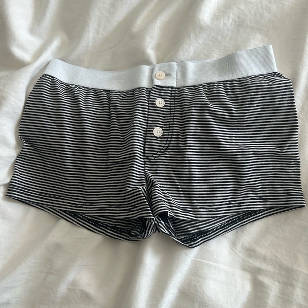 Brandy Melville Striped Boxer Shorts